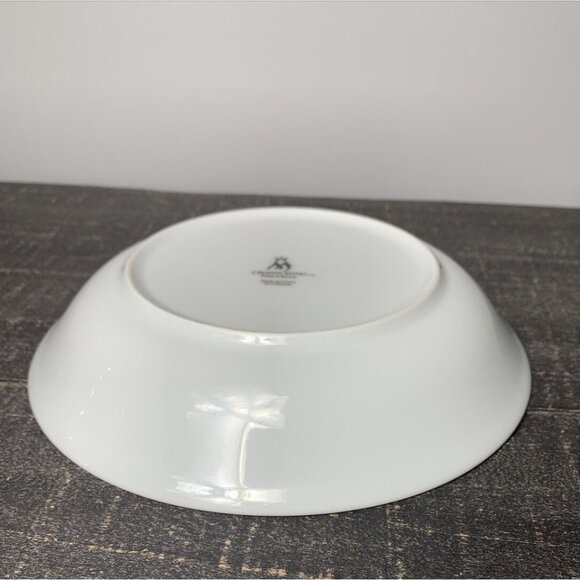 COPY - CROWN MING Fine China ROYAL PALM White Silver Wedding Lace Salad Soup Bo… - Picture 6 of 6